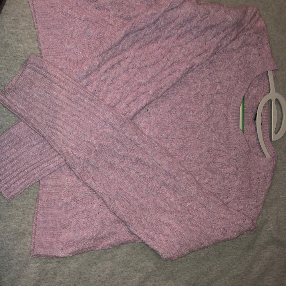 Slate  crop crewneck worn once excellent condition